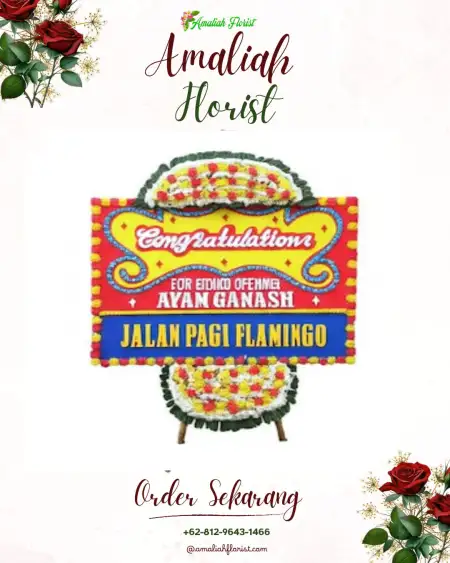 Sewa Papan Bunga Merakan